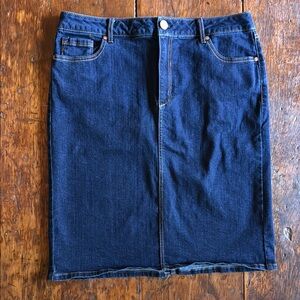 1822 denim pencil skirt - 32